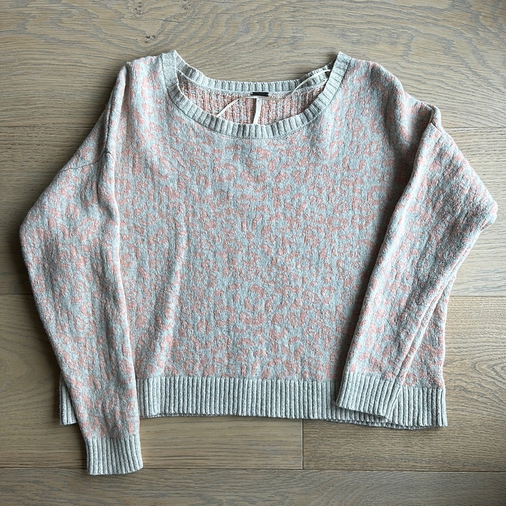 Free People Leopard Sweater - Picture 1 of 7